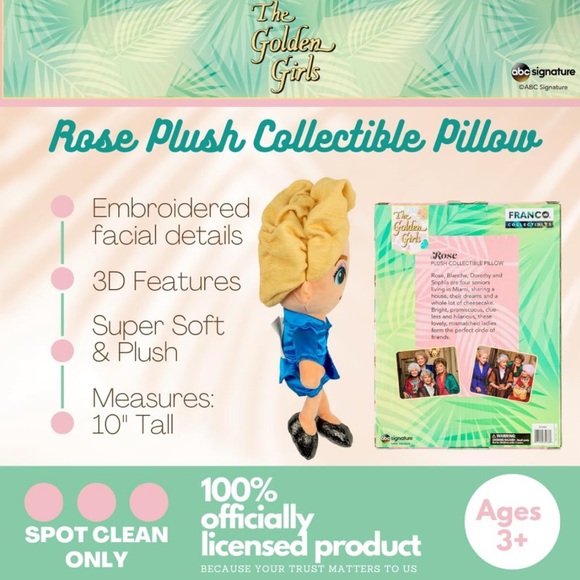 Golden Girls Rose Plush - Collectible - New in Box - Picture 2 of 2